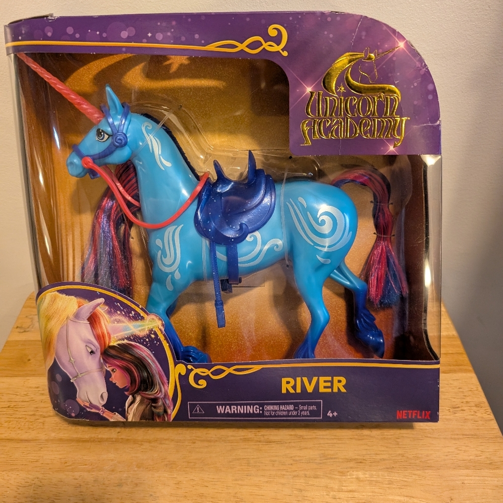 River Blue Toy From Unicorn Academy Brand New With Tag From Netflix